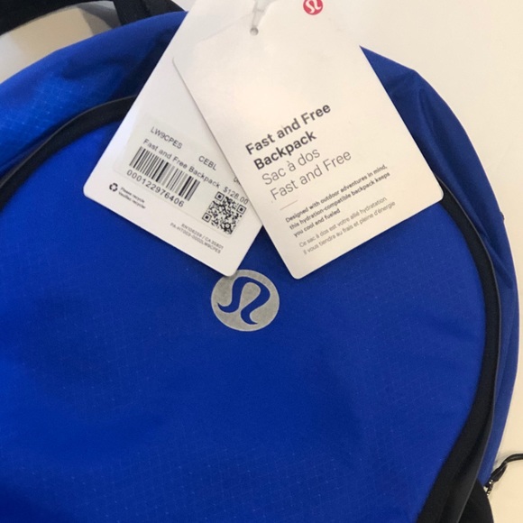 NWT Lululemon Fast and Free Backpack - Picture 3 of 4